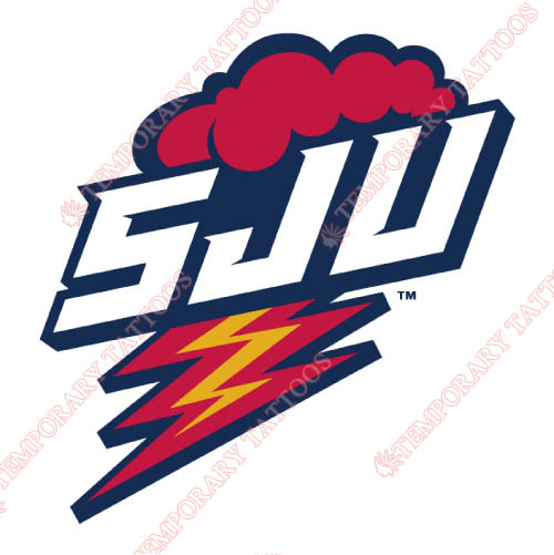 St. Johns Red Storm Customize Temporary Tattoos Stickers NO.6352